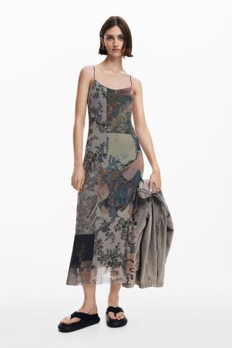 Robe en tulle imprimée - Desigual - Modalova