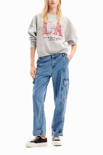 Sweat-shirt oversize Los Angeles - Desigual - Modalova