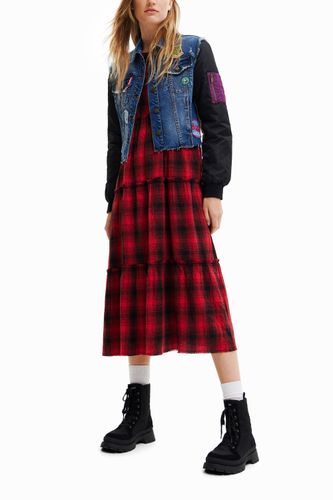 Bomber hybride en jean - Desigual - Modalova