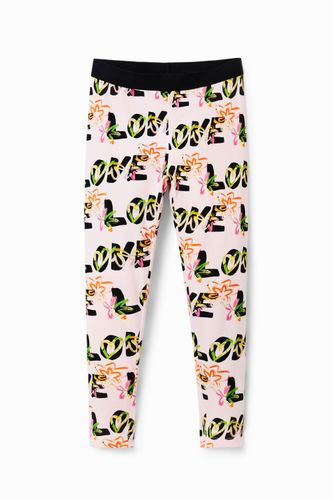 Legging fleurs Love - Desigual - Modalova