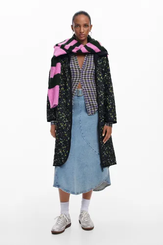 Manteau long matelassé - Desigual - Modalova