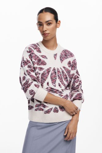 Pull imprimé feuilles - Desigual - Modalova