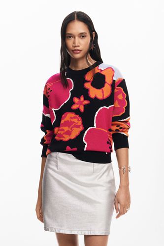 Pull fleurs - Desigual - Modalova