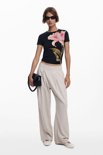 T-shirt à manches courtes orchidée - Desigual - Modalova