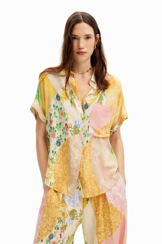Chemise à patchwork floral - Desigual - Modalova