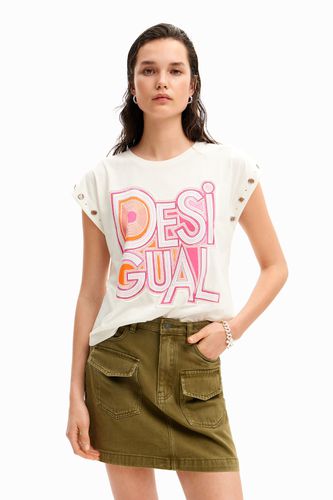 T-shirt patch logo - Desigual - Modalova