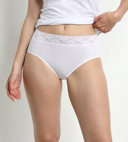 Lot de 2 slips Coton Plus Féminine taille haute - DIM - Modalova