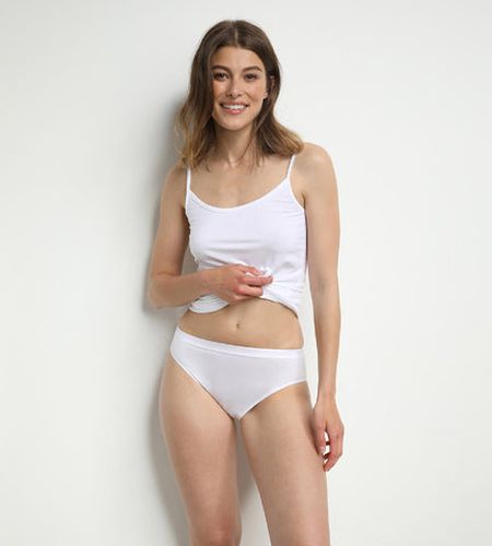 Lot de 2 slips midi Coton Plus Bio - Féminin - Taille 36/38 - DIM - Modalova