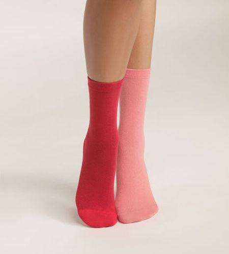 Lot de 2 paires de mi-chaussettes en coton - DIM - Modalova