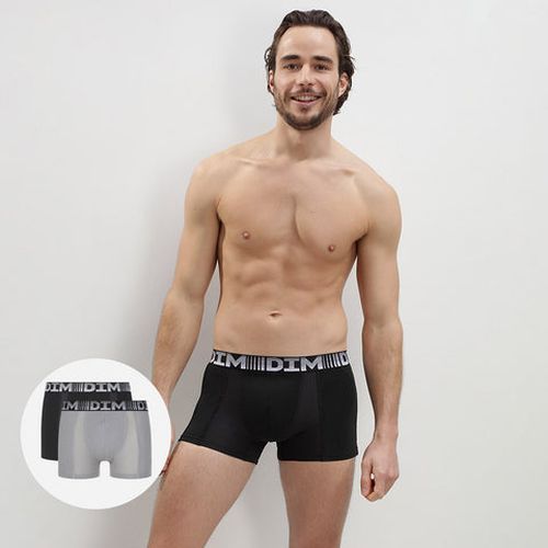 Lot de 2 boxers respirants Gris Perle 3D Flex Air - Masculin - Taille 2 - DIM - Modalova