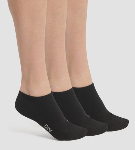 Lot de 3 paires de chaussettes courtes Coton - Féminin - Taille 35/38 - DIM - Modalova