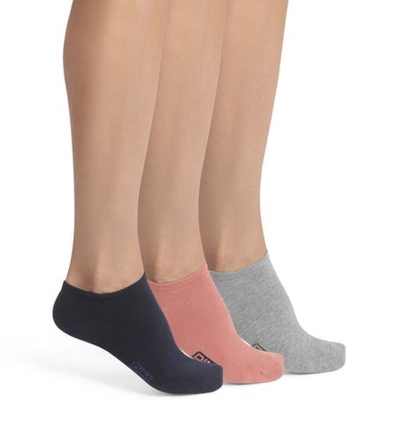 Lot de 3 paires de socquettes en coton Marine Rose - DIM - Modalova