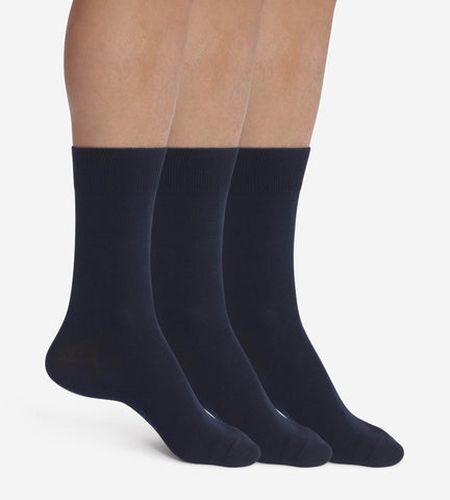 Lot de 3 paires de chaussettes Marine Coton - DIM - Modalova