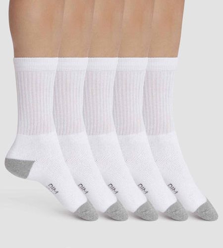 Lot de 5 paires de chaussettes et Gris Eco Sport - Masculin - Taille 39/42 - DIM - Modalova