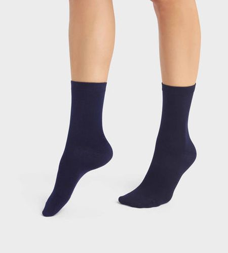 Lot de 2 paires de chaussettes en viscose Marine Bambou - Féminin - Taille 35/38 - DIM - Modalova