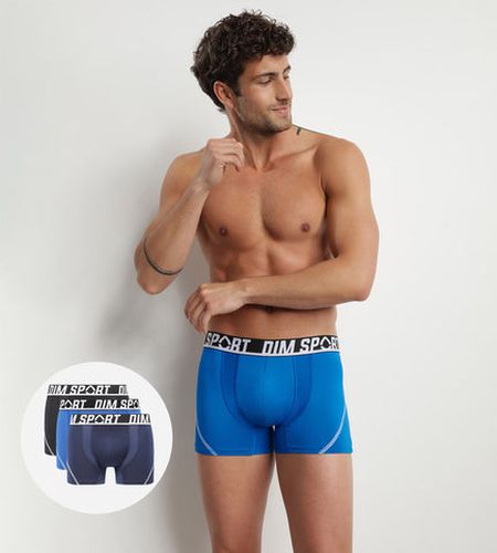 Lot de 3 boxers microfibre thermorégulateur Sport - DIM - Modalova