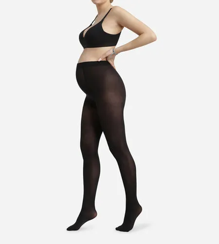 Collant de maternité opaque ceinture ultra extensible Style Mama - DIM - Modalova