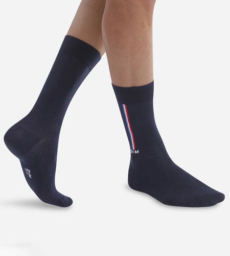 Chaussettes en coton à motif drapeau Monsieur - Masculin - Taille 39/42 - DIM - Modalova