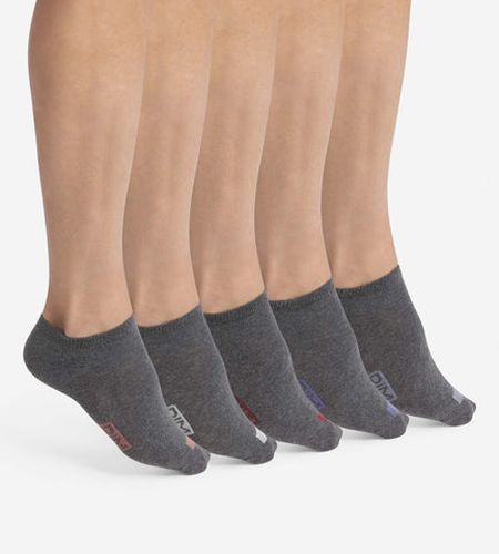 Lot de 5 paires de socquettes en coton à vignettes Eco - DIM - Modalova