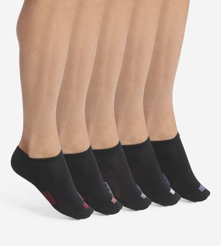 Lot de 5 paires de socquettes en coton à vignettes Eco - DIM - Modalova