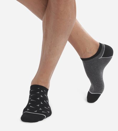 Lot de 2 paires de chaussettes à triangles Coton Style - Masculin - Taille 39/42 - DIM - Modalova