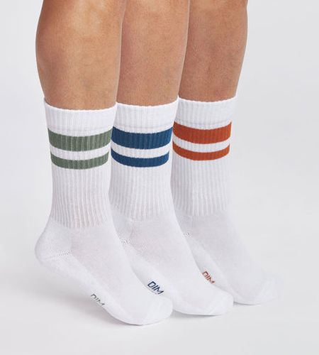 Lot de 3 paires de chaussettes en coton Vert Eco Sport - DIM - Modalova