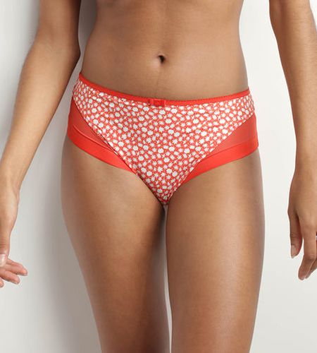 Slip en microfibre et tulle à fleurs Generous - Féminin - Taille 38 - DIM - Modalova