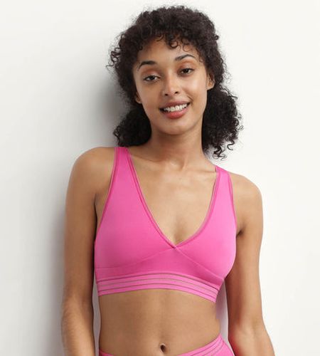 Soutien-gorge triangle sans armature en microfibre Fuchsia Oh My s - DIM - Modalova