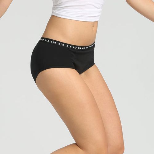 Shorty menstruel lavable en coton bio Flux moyen Protect - DIM - Modalova