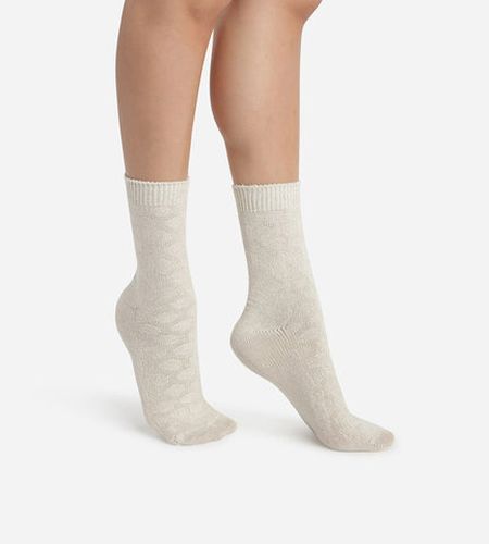 Chaussette en bambou imprimé cercles Chiné Coton Style - DIM - Modalova