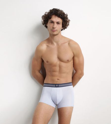 Boxer en coton modal à ceinture rayée Artic Smart - DIM - Modalova