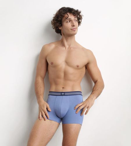 Boxer en coton modal à ceinture rayée Maya Smart - DIM - Modalova