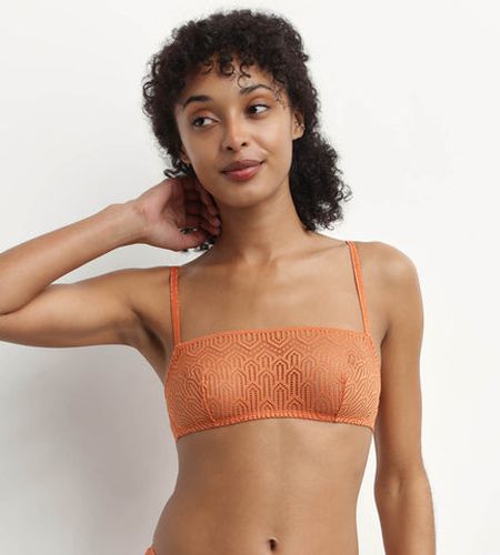 Bralette sans armature en dentelle graphique Noisette Mod de - Féminin - Taille S - DIM - Modalova