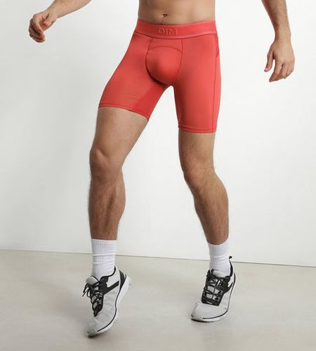 Boxer de sport long en microfibre et mesh Alerte Move - DIM - Modalova