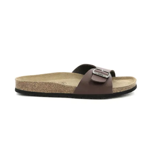 Paire de mules en cuir et liège - Masculin - Taille 43 - DIM - Modalova