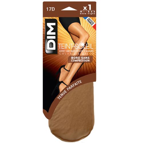 Mi-bas terracotta Teint de Soleil effet bronzé naturel 17D - DIM - Modalova