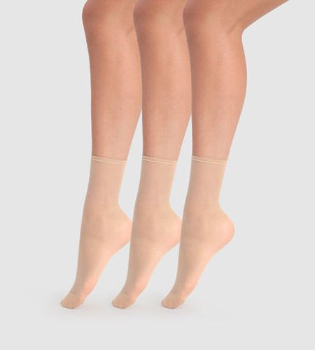 Lot de 3 socquettes transparentes capri Beauty Resist 20D - DIM - Modalova