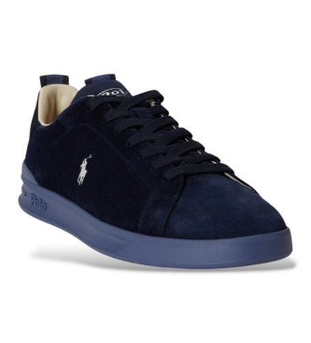 P13080001 Baskets Heritage Court II en daim (40), Cuir, Plat, Lacets, Casuel - Polo Ralph Lauren - Modalova