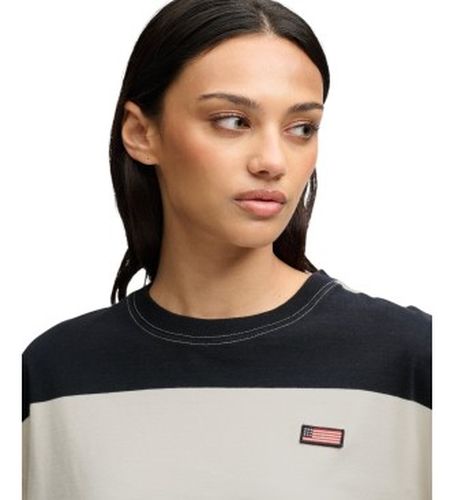 W2012609A Sweat Ess Stripe Slouchy (XL), Casuel, Coton - Superdry - Modalova