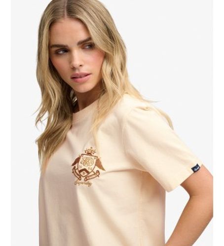 W1011925A T-shirt Crest Embellished (L), Casuel, Coton, Manche courte - Superdry - Modalova