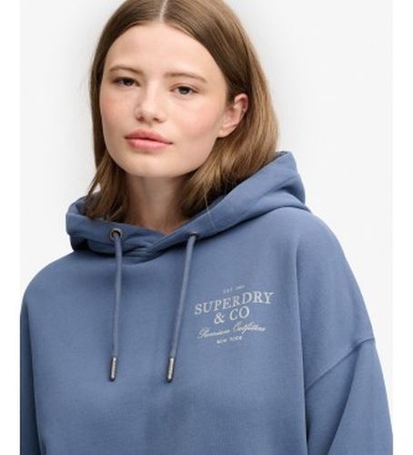 W2012691D Sweat à capuche Luxe Casual Relaxed (M), Casuel, Coton - Superdry - Modalova