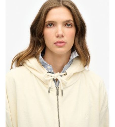 W2012369A Sweat à capuche zippé Velour cassé (XL), Casuel, Coton - Superdry - Modalova