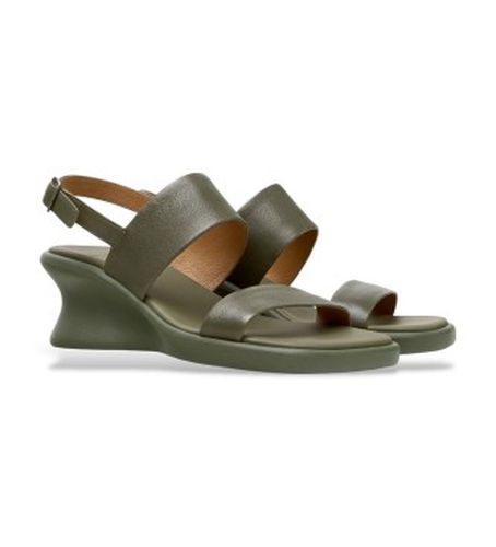 K201915-004 Sandales en cuir Louise (38), 3 à 5 cm, Boucle, Casuel, Vert - Camper - Modalova