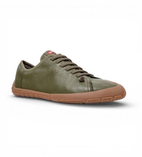 K101114-004 Peu Path+ Leather Sneakers (41), Cuir, Plat, Lacets, Casuel, Vert - Camper - Modalova