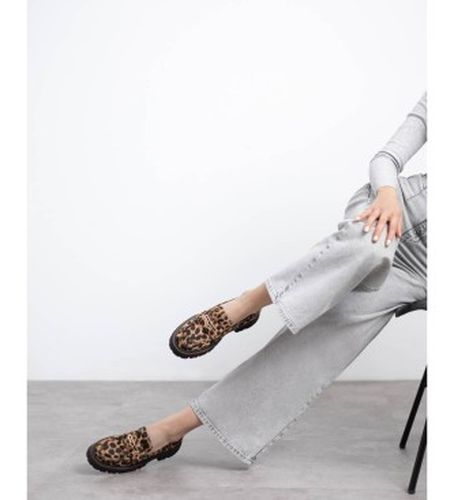 LEOPARDO Chaussures en cuir 162545 animalprint (37), Plat, Aucun, Casuel - Carmela - Modalova