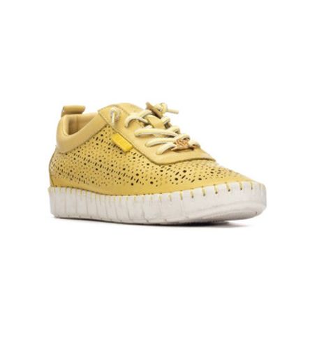 AMARILLO Baskets en cuir 163099 (37), Plat, Lacets, Casuel - Carmela - Modalova