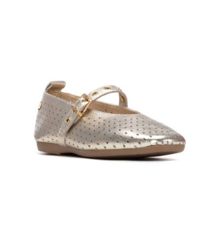 ORO Ballerines en cuir 163142 doré (36), Plat, Boucle, Casuel - Carmela - Modalova