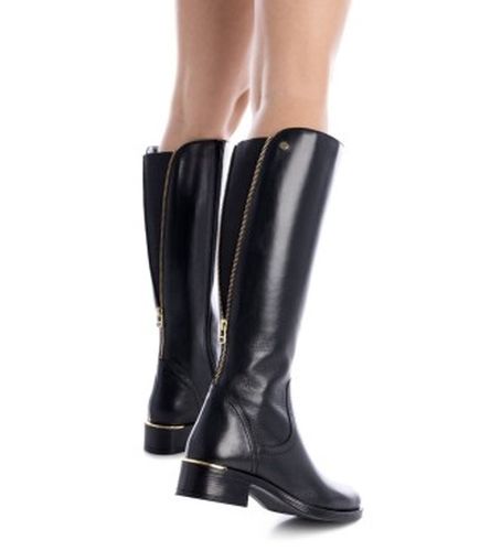 NEGRO Bottes en cuir 162018 (37), 3 à 5 cm, Fermeture éclair, Casuel - Carmela - Modalova