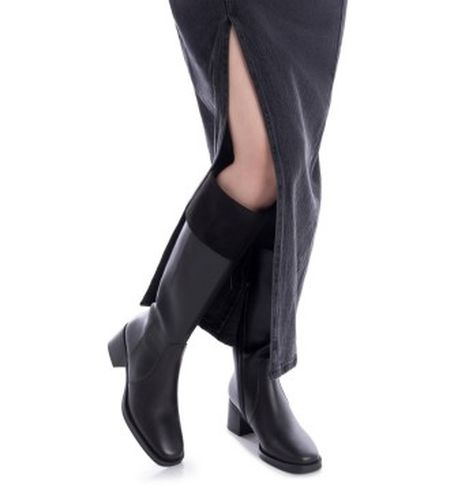 NEGRO Bottes en cuir 162691 (37), 3 à 5 cm, Fermeture éclair, Casuel, Classique - Carmela - Modalova