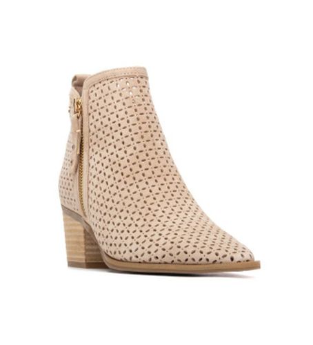 Bottines en cuir 163149 (37), Marron, 3 à 5 cm, Fermeture éclair, Casuel - Carmela - Modalova
